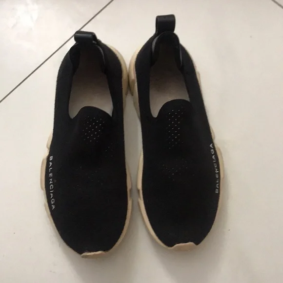 Balenciaga Womens Black Running Shoes EU Size 35 - Picture 2 of 8